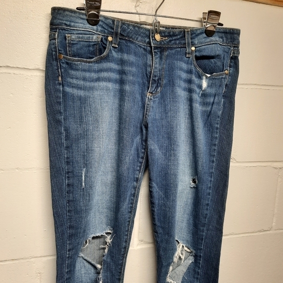 PAIGE Verdugo Ultra Skinny Destructed Decker 31 - Picture 5 of 15